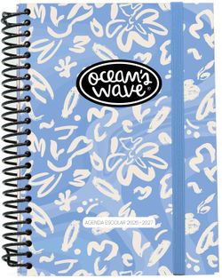 Agenda escolar 26-27 A5 Tapa Cartón 2 Días Página Delia by Ocean´s Wave
