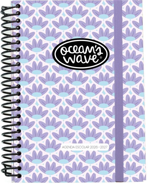 Agenda escolar 26-27 A5 Tapa Cartón 2 Días Página Lili by Ocean´s Wave