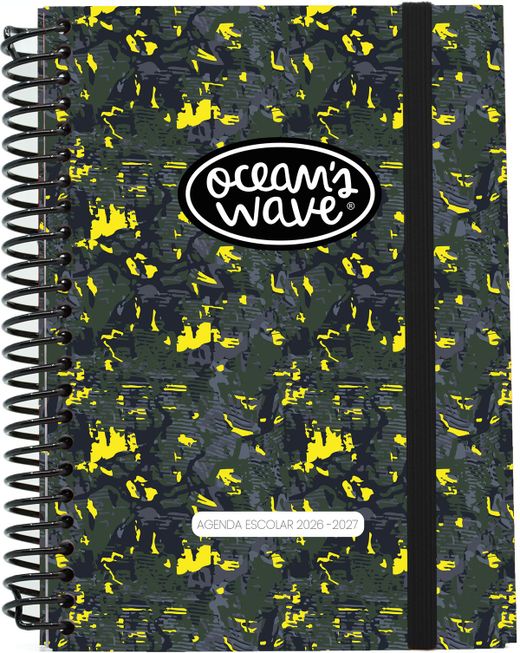 Agenda escolar 26-27 A5 Tapa Cartón Semana Vista Max by Ocean´s Wave