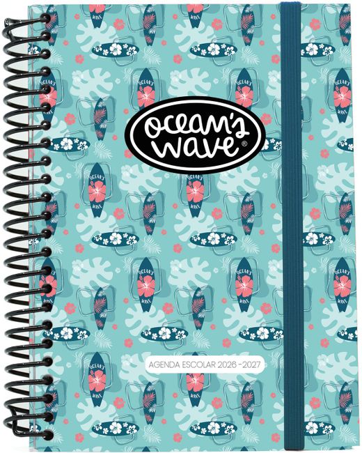 Agenda escolar 26-27 A5 Tapa Cartón Semana Vista Nala by Ocean´s Wave