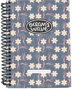 Agenda escolar  26-27 A5 Tapa Polipropileno Día Página Blum by Ocean´s Wave