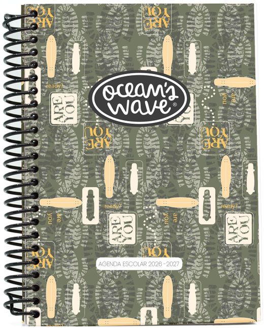 Agenda escolar 26-27 A5 Tapa Polipropileno Día Página Keita by Ocean´s Wave