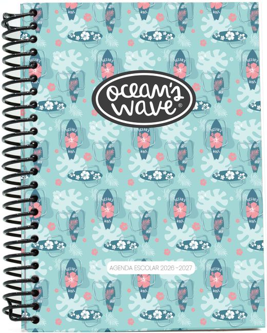Agenda escolar 26-27 A5 Tapa Polipropileno Semana Vista Nala by Ocean´s Wave