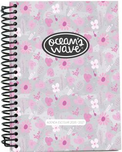 Agenda escolar  26-27 A5 Tapa Polipropileno Semana Vista Nari by Ocean´s Wave