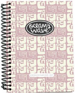 Agenda escolar  26-27 A6 Tapa Polipropileno Día Página Enna by Ocean´s Wave