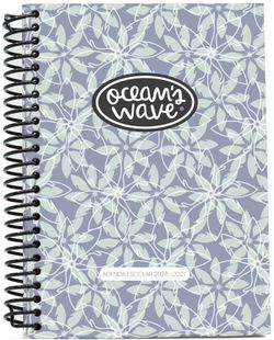 Agenda escolar  26-27 A6 Tapa Polipropileno Día Página Flora by Ocean´s Wave