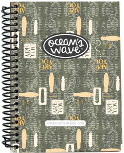 Agenda escolar  26-27 A6 Tapa Polipropileno Día Página Keita by Ocean´s Wave