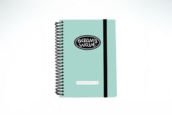 Agenda escolar Ocean´s Wave 25-26 A6 Tapa Cartón Día Página Verde pastel
