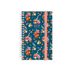 Agenda espiral Design Collection 2027 79x127mm Flora
