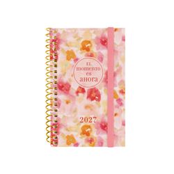 Agenda espiral Design Collection 2027 "El momento es ahora" E3 79X127MM Semana Vista Horizontal