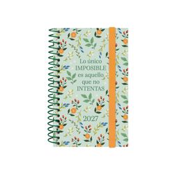 Agenda espiral Design Collection 2027 "Imposible" E3 79X127MM Semana Vista Horizontal