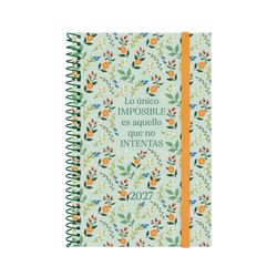 Agenda espiral Design Collection 2027 "Imposible" E5 117X181MM Semana Vista Horizontal