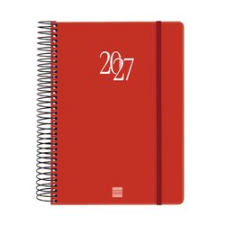 Agenda espiral MY  2027  1 Dia Página E10 155x212mm Verde