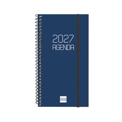 Agenda espiral opaque 2027 Semana Vista Horizontal 94x171mm E9