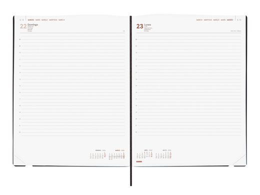 Agenda Mara Y12-210X270Mm 1 día página 2026 Negro