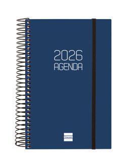 Agenda Opaque - 1 día página 2026 – Varios tamaños