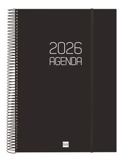 Agenda Opaque - 1 día página 2026 – Varios tamaños