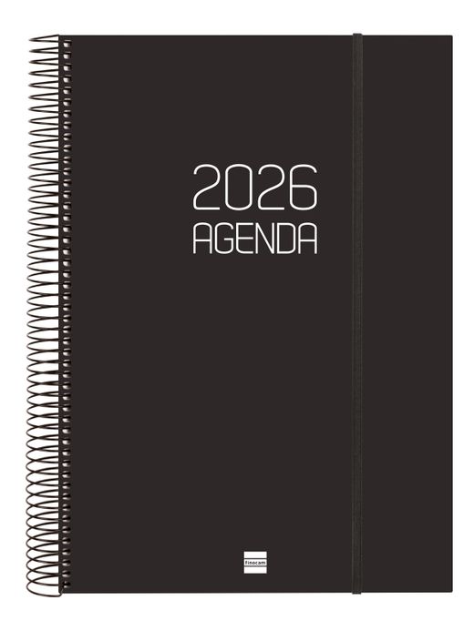 Agenda Opaque - 1 día página 2026 – Varios tamaños