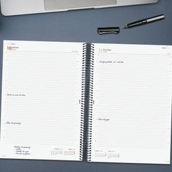 Agenda Opaque - 1 día página 2026 – Varios tamaños