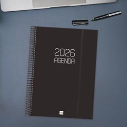 Agenda Opaque - 1 día página 2026 – Varios tamaños