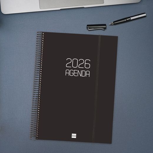 Agenda Opaque - 1 día página 2026 – Varios tamaños
