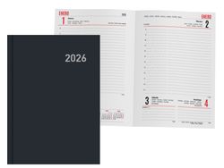 Agenda Paris Día Página 15X21 Negra Cas 2026