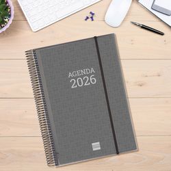 Agenda personalizable E40-210x297mm 1 Día página 2026