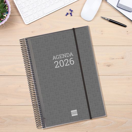 Agenda personalizable E40-210x297mm 1 Día página 2026
