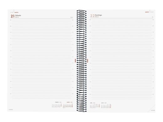 Agenda personalizable E40-210x297mm 1 Día página 2026