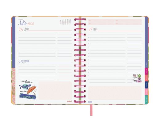 Agenda Talkual 1/4-155X217Mm 1 día página 2026 Ideas