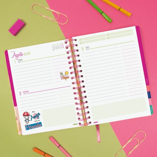 Agenda Talkual 1/4-155X217Mm 1 día página 2026 Ideas