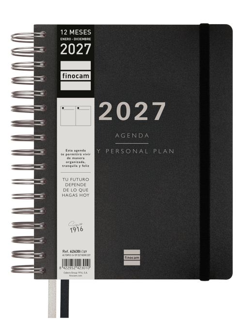 Agenda Tempus 2027 tamaño 4º 1 dia págian