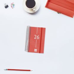 Agenda Year - 1 día página 2026 – Varios tamaños