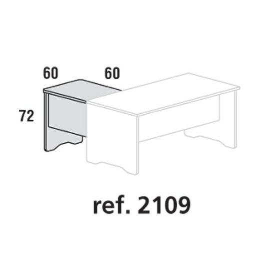 Asas para mesas de escritório da série de trabalho