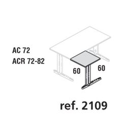 Ailes pour tables de bureau série métal