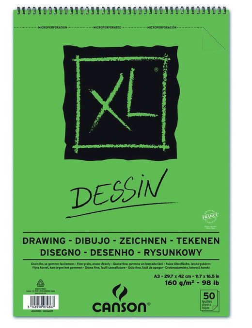 Album microperforé dessin light grain by canson