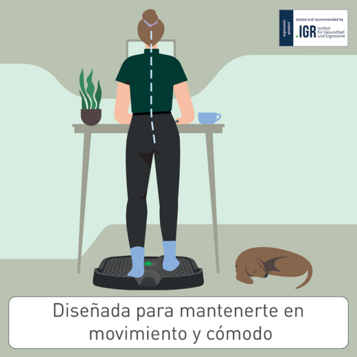 Alfombrilla antifatiga Leitz Ergo Active