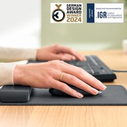 Tapis de souris avec repose-pouls réglable Leitz Ergo