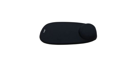 Mouse pad Kensington com descanso de pulso integral feito de espuma e na cor preta