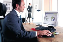 Tapis de souris Kensington avec repose-poignet duo gel rouge/gris