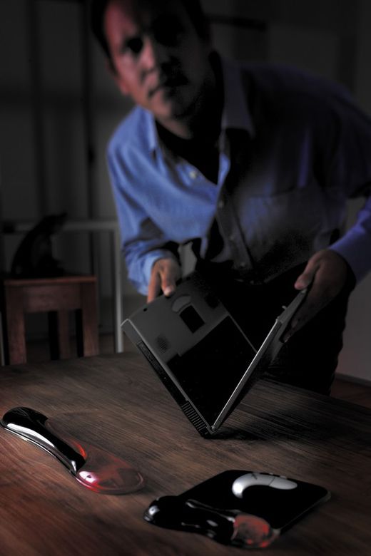 Tapis de souris Kensington avec repose-poignet duo gel rouge/gris