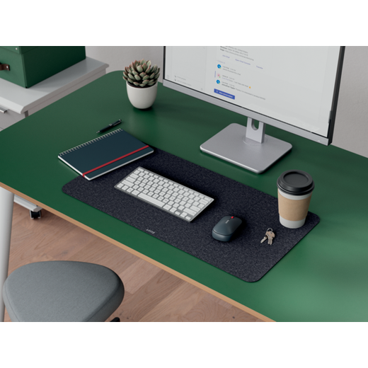 Alfombrilla vade de escritorio de fieltro grande Leitz
