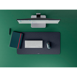 Alfombrilla vade de escritorio de fieltro grande Leitz