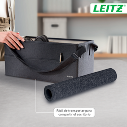 Alfombrilla vade de escritorio de fieltro grande Leitz