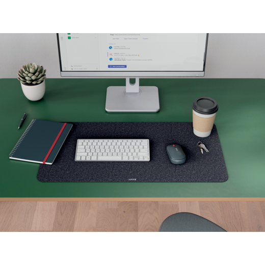 Alfombrilla vade de escritorio de fieltro grande Leitz