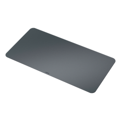 Alfombrilla vade de escritorio grande de cuero Leitz. Gris oscuro