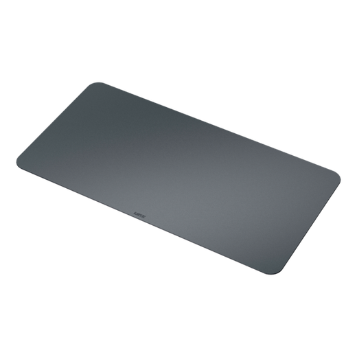 Alfombrilla vade de escritorio grande de cuero Leitz. Gris oscuro