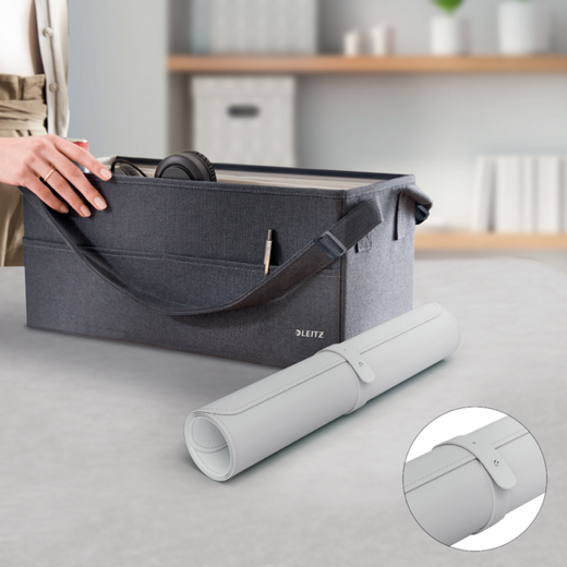 Alfombrilla vade de escritorio grande Leitz