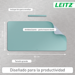Alfombrilla vade de escritorio grande Leitz