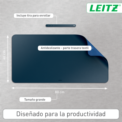 Alfombrilla vade de escritorio grande Leitz